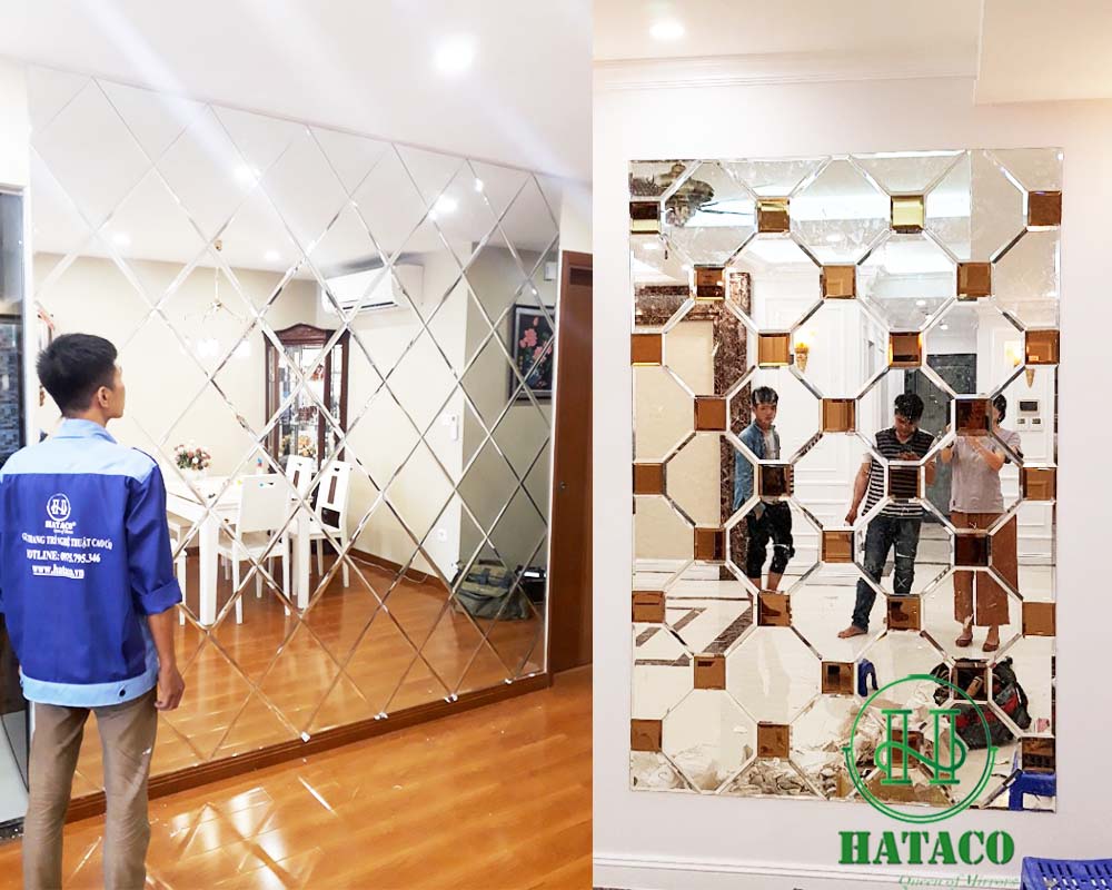 gương ghép trang trí